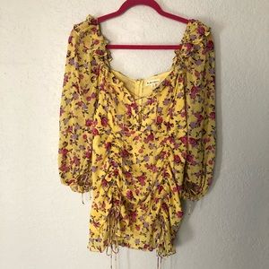 For Love & Lemons Beaumont Mini Dress